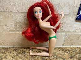 Disney Princess the Little Mermaid Ariel Doll Articulated Barbie Nude HTF |  eBay