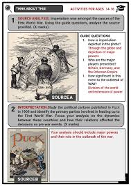 1 motives for imperialism objective: Imperialism As A Cause Of World War Facts Worksheets Timeline