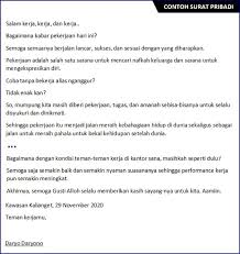 Okee tanpa basa basi lagi mari kita langsung saja simak contoh surat pribadi dalam bahasa inggris beserta terjemahannya berikut ini. 22 Contoh Surat Pribadi Singkat Untuk Sahabat Guru Ortu