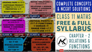 Ncert Chapter 2 Relations And Functions Class 11 Maths Math Relation Math Deep Learning