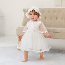 Tout l'univers de bébé autour des layettes , des bonnets , des. Robe Blanche Ceremonie Bebe Fille Soiree Blanche