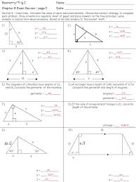 See the attached figure with letters to better understand the problem. Section 1 Simplify The Following Radicals 1 2 3 4 5 6 7 8 9 Geometry Trig 2name Chapter 8 Exam Ppt Download