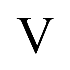 Victima 1 ♦ créature vivante offerte en sacrifice aux dieux. V Latin Capital Letter V Times New Roman Regular Graphemica