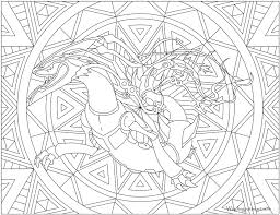 Show your kids a fun way to learn the abcs with alphabet printables they can color. Download 384 Mega Rayquaza Pokemon Coloring Page Mandalas De Pokemon Para Colorear Full Size Png Image Pngkit