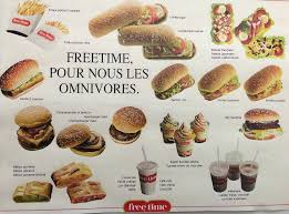 Free Time Est Une Chaine Francaise De Restauration Rapide Creee En 1982 Tres Populaire Dans Les Annees 1980 Connue P Restauration Rapide Rosbeef Cheeseburger