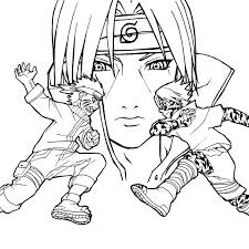 Coloriage Naruto Vs Sasuke A Imprimer Gratuit Az Coloriage Coloriage Naruto Coloriage Manga Image Coloriage