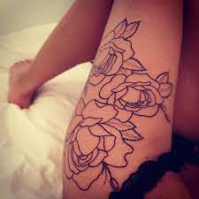 1337tattoos Flower Thigh Tattoos Tattoos Thigh Tattoo