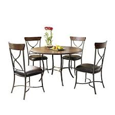 Hillsdale Furniture Cameron Wood And Metal Round Dining Set With X Back Chairs At Hsn Com Round Dining Table Sets Hillsdale Furniture Furniture