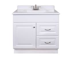Fully custom bath/vanity cabinets ordered online. Project Source 36 In White Bathroom Vanity Cabinet In The Bathroom Vanities Without Tops Department At Lowes Com