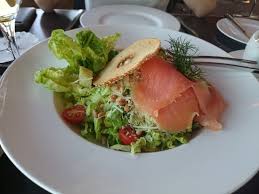 Smoked salmon salad with tuna and prawns. Smoked Salmon Salad Picture Of Restaurant Sphere Berlin Tripadvisor