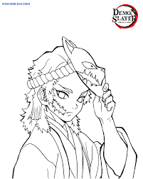 Explore 623989 free printable coloring pages for your kids and adults. Slayer Coloring Pages Inosuke Printable Novocom Top