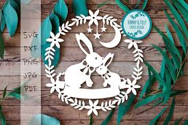 Download Free Mummy And Baby Bunny Svg Dxf Png Pdf Jpg Svg Free Svg Files Silhoeutte