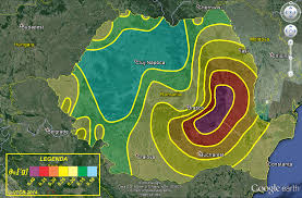 Harta De Zonare Seismică Pga Din P100 1 2013 Encipedia