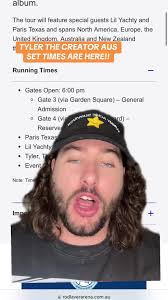 What Time Does Tyler Come