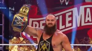 Adam scherr (born september 6, 1983) is an american professional wrestler and former strongman.he is best known for his time in wwe, where he performed under the ring name braun strowman. Wwe Wrestlemania 36 Results Braun Strowman Defeats Goldberg For Universal Championship