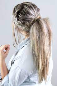 Side Swept Voluminous Fishtail Ponytail Tutorial Ponytail Hairstyles Easy Easy Hairstyles Date Hairstyles