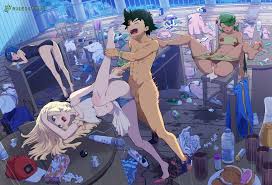 Ash having a foursome after training - Rule 34 Porn