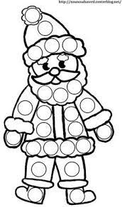 coloriage noel a gommettes pere imprimer activite manuelle maternelle balayeuse pour enfants
