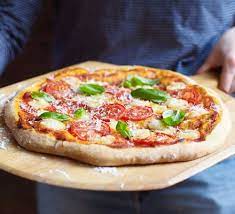 Vegan Pizza Margherita Bbc Good Food Middle East Recipe Bbc Good Food Recipes Vegan Pizza Recipes