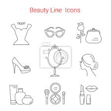 Find a store virtual store tour beauty services list of brands ultamate rewards ways to shop ulta beauty. Beauty Logo Design Elemente Symbole Und Symbole Fur Mode Beauty Salon Fototapete Fototapeten Schone Schere Lidschatten Myloview De