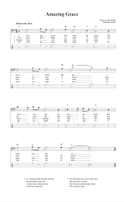How precious did that grace appear. Amazing Grace Bass Guitar Sheet Music And Tab With Chords And Lyrics