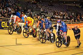 Track cyclist • world champion #keirin 競輪 & teamsprint. Zaitsau Artsiom Moreno Sanchez Jose Buchli Matthijs Lafargue Quentin Truman Joseph Track European Championships 2017 Day 5 Frontalvision Cycling Photo Agency