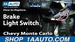 How To Replace Brake Light Switch 96 05 Chevy Monte Carlo Youtube