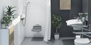 Ez2care shower bench bath seat chair, adjustable height from 12.5 to 18 inch with durable aluminum legs for elderly, senior, handicap and disabled, perfect for small size bathtub. Walk In Shower Guide Sync Living Northern Ireland