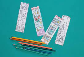We used black, brown and green for the well, green mermaid and orange, pink and blue for the, erm, blue mermaid. Mermaid Bookmarks Diy Cute Printable Coloring Page