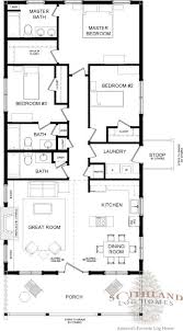 Bungalow Log Home Plan Southland Log Homes Log Cabin Floor Plans Log Home Plans Log Cabin Plans