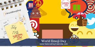 World emoji day is an annual unofficial holiday occurring on 17 july, intended to celebrate emoji; World Emoji Day July 17 National Day Calendar