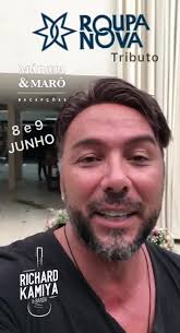 TRIBUTO “ ROUPA NOVA “, com RICHARD KAMIYA & BANDA , ( Especial dia dos  Namorados) ❤️, “ MÚSICAS ESPECIAIS”🥰, LOCAL: @marciaemarorecepcoes , Dias  8 e 9 JUNHO ( quarta e quinta feira ), Horário 20:00 , ...