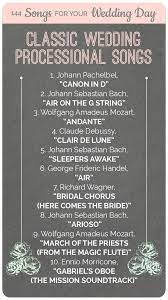 144 Swoon Worthy Songs For Every Part Of Your Wedding Day Processional Wedding Songs Wedding Ceremony Music Wedding Processional