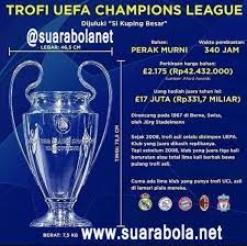 Info Piala Trofi Uefa Liga Champion Berita Lebaran Juara