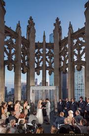 Natalie Ed Swiderski Tribune Tower Chicago Wedding Photographer Rooftop Wedding Chicago Wedding Venues Outdoor Wedding Photography