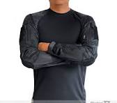 CAMISA TACTICA EJERCITO NEGRA Y VERDE CAMALEÓN T1