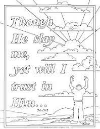 Job 13 15 Coloring Page Bible Verse Coloring Bible Verse Coloring Page Bible Coloring Sheets