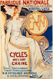 La Publicite Pour Les Marques De Cycles L Angle Technique Et Militaire Oude Reclame Poster Fietsen