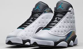 Black And White Jordan 13 Retro Air Jordan 13 Retro Wolf Grey Hooped Up Air Jordans Jordans Sneaker Head