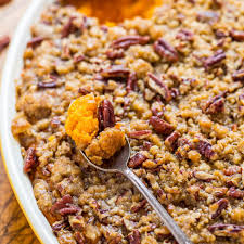 The Best Sweet Potato Casserole With Pecan Topping Averie Cooks Recipe Best Sweet Potato Casserole Sweet Potato Recipes Casserole Sweet Potato Casserole