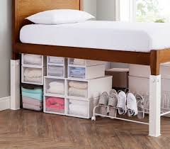 Raise king, queen, full, twin or dorm bed frame extra tall the risers are 3 and 5 high. Suprima Ultimate Height Bed Risers Carbon Steel White