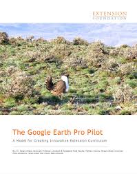 The Google Earth Pro Pilot A Model for Creating Innovative Extension  Curriculum