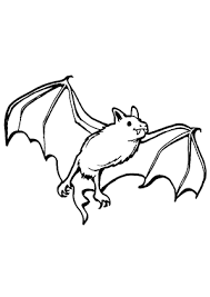 Ausmalbild Fliegende Fledermaus Zum Ausdrucken