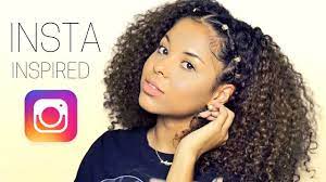 Ig Baddie Curly Hairstyle Natural Hair Youtube Baddie Curly Hairstyles Curly Hairstyles Natural Natural Hair Styles