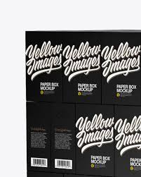Download Wooden Pallet With Paper Boxes Mockup In Box Mockups On Yellow Images Object Mockups PSD Mockup Templates