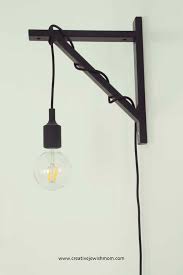 simple ikea hack ekby valter bracket wall sconce ikea wall lights wall lamps diy ikea wall lamp