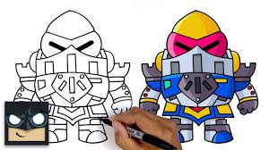 How To Draw Mecha Paladin Surge Brawl Stars Youtube Paladin Star Character Mecha