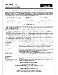Let's change the world together. Trader Resume Example