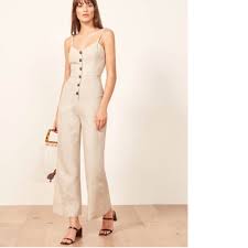 Ajh Reformation Linen Jumpsuit Hrdsindia Org