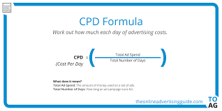 Cpd Calculator Cost Per Day The Online Advertising Guide Advertising Costs Online Advertising Digital Marketing